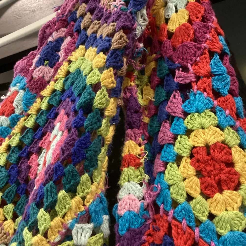 SPELL and the Gypsy Carnaby Colorful Crochet Crop Top M/L - Picture 14 of 16
